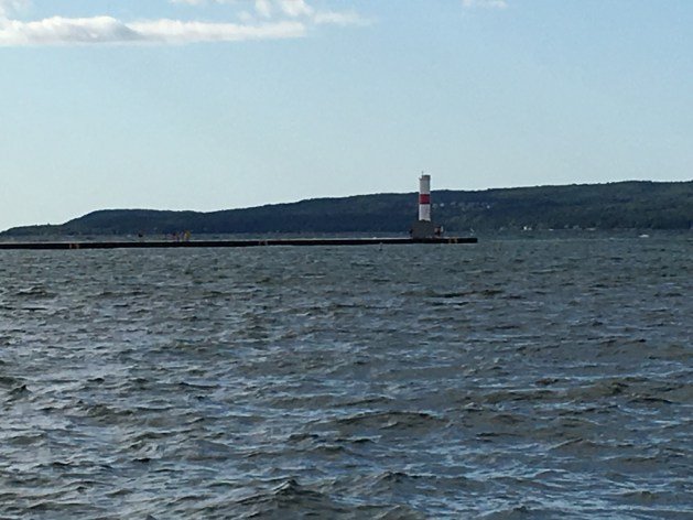 Little Traverse Bay and light house 